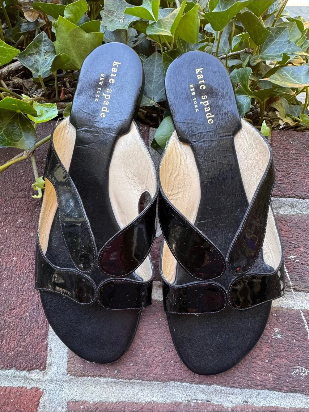 kate spade glossy patent